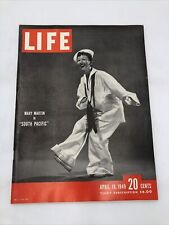 Revista LIFE de colección 18 de abril de 1949 Mary Martin en 'Pacífico Sur' marinero segunda mano  Embacar hacia Argentina