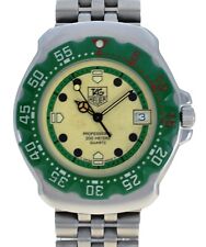 Relógio masculino Tag Heuer Formula 1 F1 profissional verde luminoso 35mm ref: 372.513 comprar usado  Enviando para Brazil