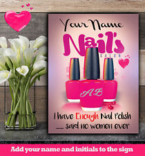 Personalised nail salon for sale  UK