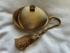 Bolsa de noite vintage Delill dourada clutch borla concha feita na Itália comprar usado  Enviando para Brazil