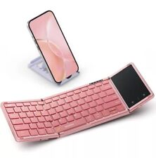 Seenda Foldable Bluetooth Keyboard With Touchpad Rechargeable Portable Keyboard, used for sale  Shipping to South Africa