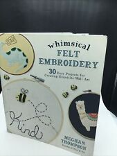 Whimsical felt embroidery for sale  Boerne