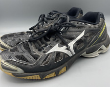 Usado, Zapatos de voleibol para mujer Mizuno Wave Lightning RX2 negros talla 10 segunda mano  Embacar hacia Argentina