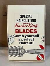 Usado, Lâminas de exibição de balcão Barber King vintage e raras não usadas com caixa original comprar usado  Enviando para Brazil