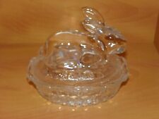 Clear glass bunny for sale  Patterson