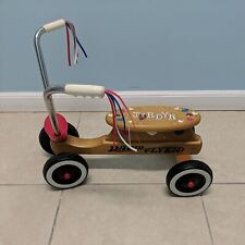 Radio Volante De Colección Madera de Arce EE. UU. 4 Ruedas Scooter Triciclo Bicicleta Paseo en Juguete Niños segunda mano  Embacar hacia Argentina