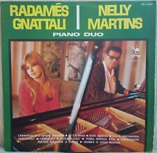RADAMES GNATTALI & NELLY MARTINS LP PIANO DUO ANOS 60 BOSSA JAZZ BRASIL MUITO BOM ESTADO GAROTO, usado comprar usado  Brasil 