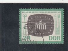 L6950 ALLEMAGNE RDA timbre N° Y&T 635 de 1962 " dix ans de télévision " Oblitéré comprar usado  Enviando para Brazil