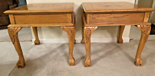 Pair oak stained for sale  Raleigh