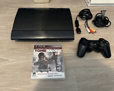 Konsola Sony PlayStation 3 PS3 Super Slim pakiet kontroler i przewody OEM przetestowane na sprzedaż  Wysyłka do Poland