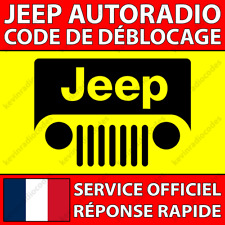 Jeep radio code d'occasion  Lyon III