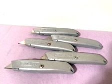 Usado, Lote de 5 facas utilitárias retráteis Stanley 99E, cortador de caixa feito nos EUA -- Ótimo comprar usado  Enviando para Brazil