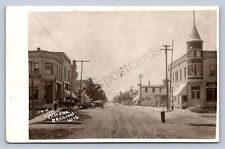 J90/ Brillion Wisconsin RPPC Postcard c1910 Stores Hotel Building 99 for sale  Shipping to South Africa