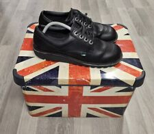 Zapatos de cuero negro Kickers Kick Lo para hombre, talla 7,5 euros 41 segunda mano  Embacar hacia Argentina