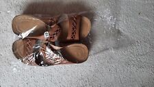 Womens tan sandals for sale  CLYDEBANK