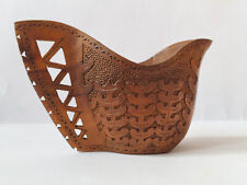 hand carved wooden cup/shepherds cup/ Folk art-Yugoslavia 60's/ Kuksa for sale  Shipping to South Africa