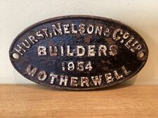 Original railway plate for sale  SUDBURY