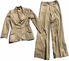 Vintage 1960’s Whip O Will Khaki Bell Bottoms Pants Blazer Suit Set 9/10 2/4 for sale  Shipping to South Africa