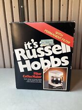 Vintage/Retro 1980s Russell Hobbs Filter Coffee Machine 3317 - Brand New/ Boxed for sale  Shipping to South Africa