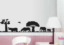 Adesivo de parede SAVANNA Safari Animals decalque arte mural estêncil silhueta ST316 comprar usado  Enviando para Brazil