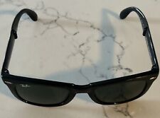 GAFAS DE SOL WAYFARER PLEGABLES WAYFARER NEGRAS RB4105 HECHAS EN ITALIA segunda mano  Embacar hacia Mexico