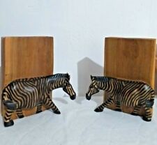 Zebra carved wooden for sale  BIRMINGHAM