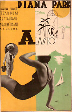 Cartolina pubblicitaria alassi usato  Albenga