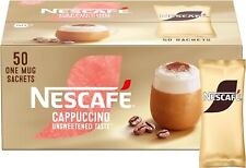 NESCAFÉ Gold Cappuccino Unsweetened Taste Instant Coffee Sachets - 50 x 14.2g for sale  Shipping to South Africa