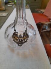 Glass gin decanter for sale  FORDINGBRIDGE