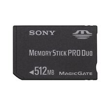 Memory Stick Sony 512MB MS Pro Duo cartão MS 512MB para câmera/PSP/gravador SOny, usado comprar usado  Enviando para Brazil