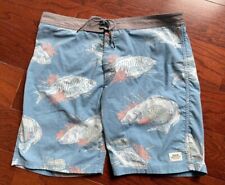 Pantalones cortos de tabla de pescado vintage Katin American Surf Co talla 36 para hombre segunda mano  Embacar hacia Argentina