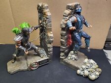 Usado, Estatueta de ação Mortal Kombat Bookends, Sub Zero e Scorpion bom estado comprar usado  Enviando para Brazil