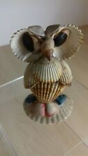Owl seashell ornament for sale  KIRKCALDY