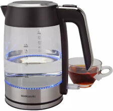 Cookworks Illuminating Kettle - Transparent Glass and Stainless Steel 1.7 liter for sale  Shipping to South Africa