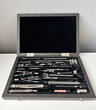 Technical/Geometry/Maths/Drawing Instrument Set math complete set antique boxed, used for sale  Shipping to South Africa