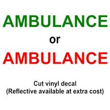 Ambulance sticker decal for sale  UK