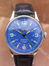 Relógio de pulso RAKETA Pilot AVIATOR mostrador azul vintage URSS 2609.HA   comprar usado  Enviando para Brazil
