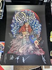 Pôster Opeth Sorceress A2 ASSINADO 2024 programação atual autógrafo raro comprar usado  Enviando para Brazil