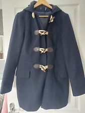 womens navy duffle coat for sale  UTTOXETER