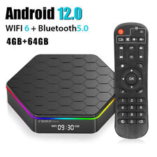 Android 12.0 Smart TV BOX 4GB + 64GB Sieciowy odtwarzacz multimedialny Quad Core WiFi 6 na sprzedaż  Wysyłka do Poland