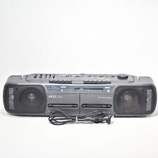 Retro AKAI AJ-W239 Estéreo Radio FM/AM Doble Cinta Casete Boombox, usado segunda mano  Embacar hacia Argentina