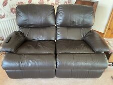 Leather settees double for sale  NEWARK