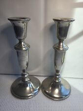 pewter candlesticks empire for sale  Willimantic