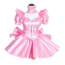 Pink Satin Sissy Maid Girl Lockable Dress Cos Cosplay Costume Tailor-made, used for sale  Shipping to South Africa