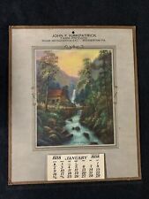 Vintage 1938 calendar for sale  Barto