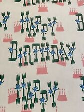 Vtg wrapping paper for sale  Jackson