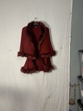 fur trim cape for sale  PETERBOROUGH