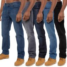 Enzo Mens Jeans Straight Leg Denim Trouser Cotton Regular Fit Pants All UK Sizes for sale  Shipping to South Africa