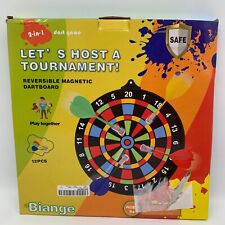 Used, Biange 2 in 1 Dart Game Toy With Reversible Magnetic Board For Kids for sale  Shipping to South Africa