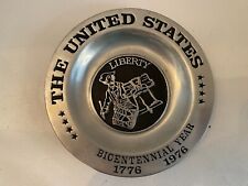 Pewter plate united for sale  Sewell